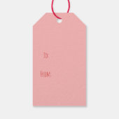 ドッグ・クリスマス・ホリデー・トレイン ギフトタグ (裏面)