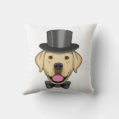 ドッグ・グルームのボウ クッション (裏面)