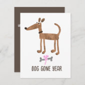 ドッグ・ゴー・イヤーおもしろカード シーズンカード (正面/裏面)