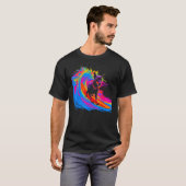 ドッグ ドーベルマン ピンシャー サーフ Tシャツ (正面フル)