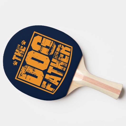 『ドッグ·ファザー·グラフィッ擦り切れたク』 卓球ラケット (横)