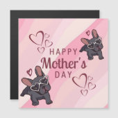 『ドッグ・ブルドッグの幸せな母フランスのの日』  (正面/裏面)