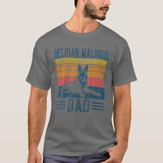 ドッグ |ベルギー・シェパード・パパ – ヴィンテージ・ベルギー・マリ Tシャツ