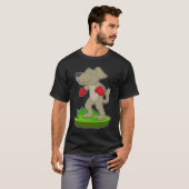 ドッグ ボクサー ボクシング グローブ Tシャツ (正面フル)