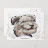 ドッグ ポストカード (正面/裏面)