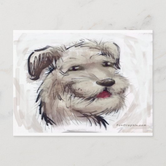 ドッグ ポストカード (正面)