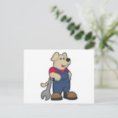 ドッグ・メカニック・ウィズ・レンチ ポストカード (スタンド正面)