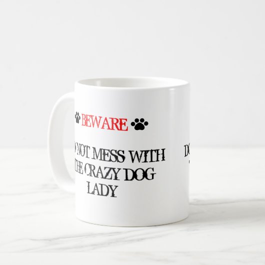 ドッグ・レディと熱狂するは一緒に コーヒーマグカップ (正面左)