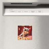 ドッグ·食べ物·ピザ·スライス マグネット (インサイチュ (食洗機))