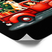 ドッグ&amp；キャットクリスマス ポスター (角)