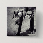 ドッゲバル 缶バッジ (正面)