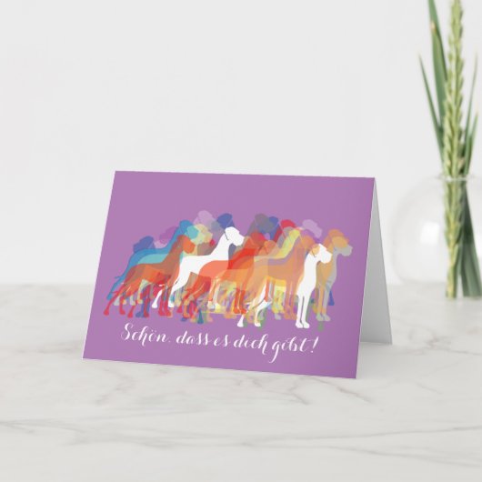 ドッゲンカルテ「ダンケ」 サンキューカード (正面)