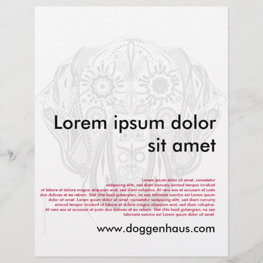 ドッゲン フライヤー / ちらし (裏面)