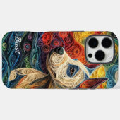 ドッゴカラフルアルゼンチンポートレート Case-Mate iPhoneケース (裏面 (横))