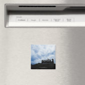 ドッジシティカンザスに迎え入れる彫刻 マグネット (インサイチュ (食洗機))