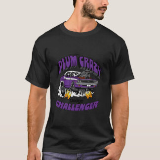 ドッジチャレンジャープラム熱狂するラストコール Tシャツ