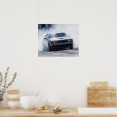 ドッジチャレンジャーヘルキャット ポスター (キッチン)