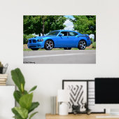 ドッジチャージャすごいビー ポスター (ホームオフィス)