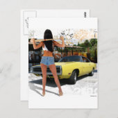 ドッジチャージャーシック ポストカード (正面/裏面)