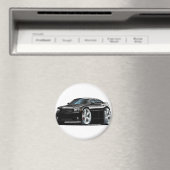 ドッジチャージャービーすごいブラックカー マグネット (インサイチュ (食洗機))