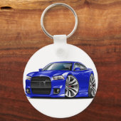 ドッジチャージャSRT8ブルーカー キーホルダー (正面)