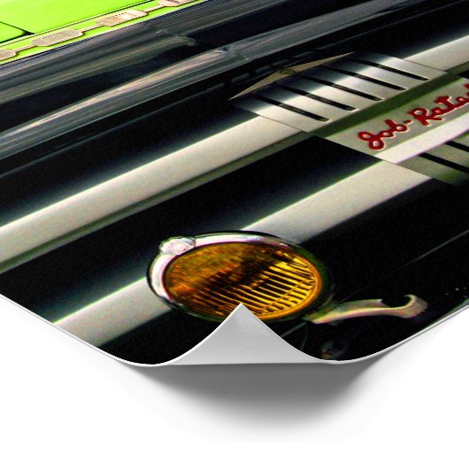 ドッジピックアップトラックステーションワゴン ポスター (角)