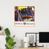 ドッジボート ポスター (ホームオフィス)