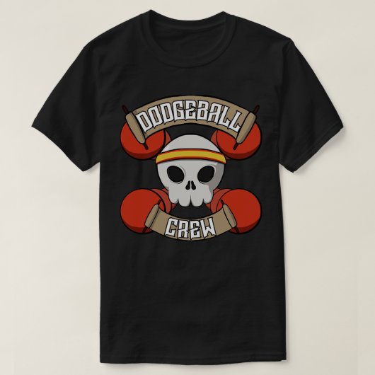 ドッジボールすてき乗組員 Tシャツ (デザイン正面)