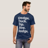ドッジボールの名言友達 Tシャツ (正面フル)
