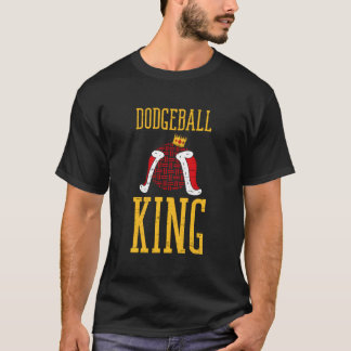 ドッジボールキングスローボールターゲットスポーツ Tシャツ