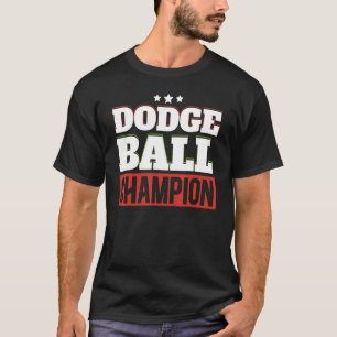 ドッジボールチャンピオンドッジボールスポーツドッジボールP Tシャツ