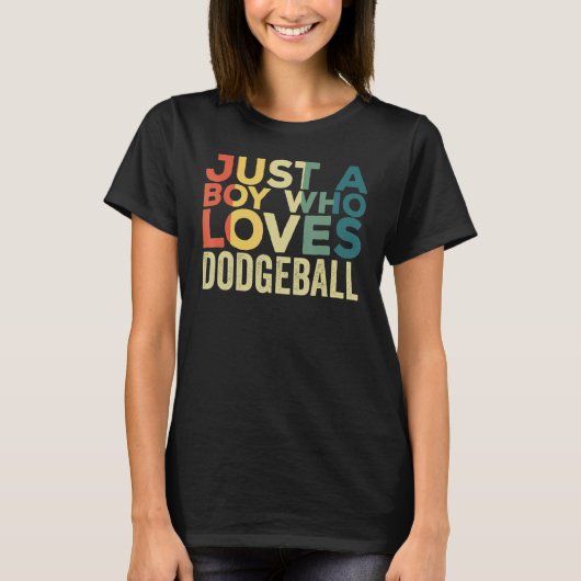 ドッジボール選手アパレルドッジボール引用文 Tシャツ (正面)