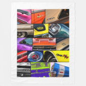 ドッジ·チャージャー·チャレンジャー·ダーツGTSデーモン·コロネット フリースブランケット (正面)