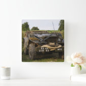 ドッジWC 57 スクエア壁時計 (ホーム)