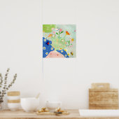 ドッツジーズドータープリント ポスター (キッチン)