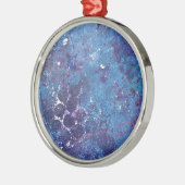 ドッティスコッティ抽象芸術 メタルオーナメント (左)