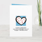 ドッティハーツターコイズ Be My Ring Bearer カード (裏面)