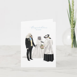 ドッティ・ドッグの結婚式 ウェディングカード カード