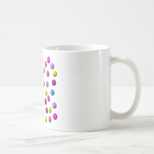 ドットおもしろい コーヒーマグカップ (右)