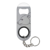 ドットからドットへのホッキョクグマ キーホルダー栓抜き (裏面)