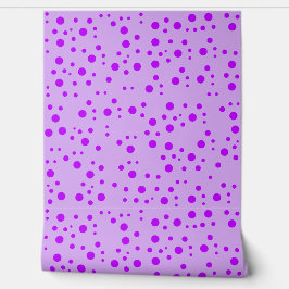 ドットがアクセントのトレンディなラベンダー ヴィオレット カラー - 快適 壁紙