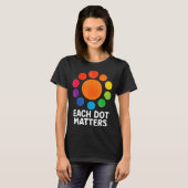 ドットが大切 ポルカドットラバー ハッピードットデー Tシャツ (正面フル)