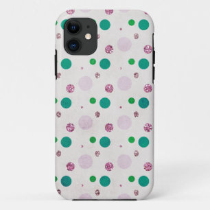 ドットきらきら光る iPhone 11 ケース