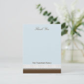 ドットとストライプサンキューカード サンキューカード (スタンド正面)