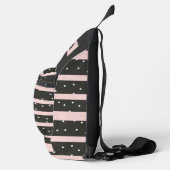 ドットとストライプパーソナライズされた スリングバッグ (右)