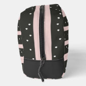 ドットとストライプパーソナライズされた ドップキット (右)