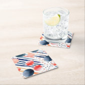 ドットとストライプ5 ペーパーコースター (インサイチュ)