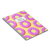 ドットとスプリンクルがかわいいドーナツの描き方パターン ノートブック (右側)