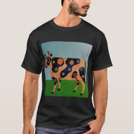 ドットとスポットの牛のTシャツ Tシャツ