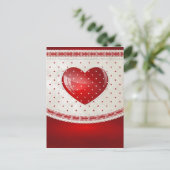 ドットとハート ポストカード (スタンド正面)